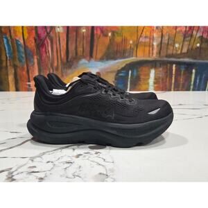 Hoka One M Bondi 9 Triple Black Size 8.5D Men's